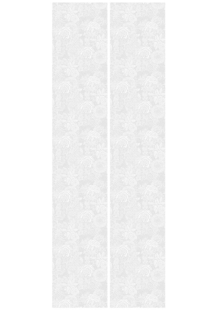 KEK Amsterdam Papel pintado floral dibujado 100x280cm gris - FR-011 KEK Amsterdam Papel pintado floral dibujado 100x280cm gris - FR-011