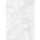 KEK Amsterdam Getekende bloemen behang 100x280cm grijs - FR-011 KEK Amsterdam Getekende bloemen behang 100x280cm grijs - FR-011