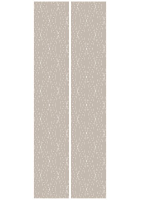 KEK Amsterdam Grafiska linjer tapet 100x280cm sand WP-741