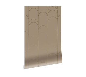 KEK Amsterdam Gyldne linjer tapet 100x280cm nøgen/guld MW-069 KEK Amsterdam Gyldne linjer tapet 100x280cm nøgen/guld MW-069