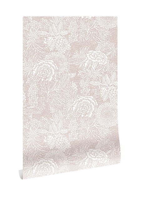 KEK Amsterdam Ritad blommig tapet 100x280cm naken - FR-013
