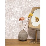 KEK Amsterdam Drawn floral wallpaper 100x280cm nude - FR-013 KEK Amsterdam Drawn floral wallpaper 100x280cm nude - FR-013