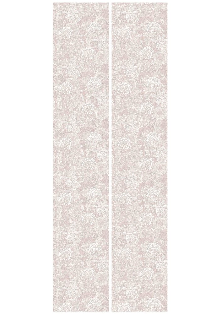 KEK Amsterdam Drawn floral wallpaper 100x280cm nude - FR-013 KEK Amsterdam Drawn floral wallpaper 100x280cm nude - FR-013