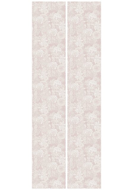 KEK Amsterdam Ritad blommig tapet 100x280cm naken - FR-013