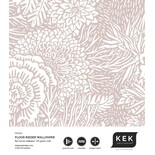 KEK Amsterdam Drawn floral wallpaper 100x280cm nude - FR-013 KEK Amsterdam Drawn floral wallpaper 100x280cm nude - FR-013