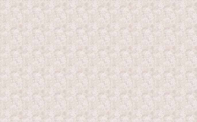KEK Amsterdam Drawn floral wallpaper 100x280cm nude - FR-013