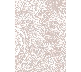 KEK Amsterdam Gezeichnete Blumentapete 100x280cm Nude FR-013 KEK Amsterdam Gezeichnete Blumentapete 100x280cm Nude FR-013