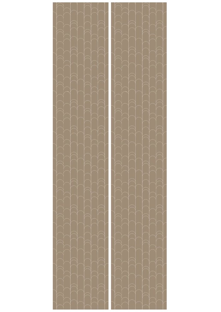 KEK Amsterdam Carta da parati con linee grafiche 100x280cm argilla WP-739 KEK Amsterdam Carta da parati con linee grafiche 100x280cm argilla WP-739