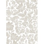 KEK Amsterdam Tegnet blomstertapet 100x280cm beige - FR-005 KEK Amsterdam Tegnet blomstertapet 100x280cm beige - FR-005