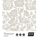 KEK Amsterdam Getekende bloemen behang 100x280cm beige - FR-005 KEK Amsterdam Getekende bloemen behang 100x280cm beige - FR-005