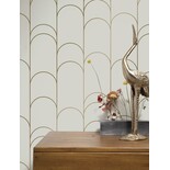 KEK Amsterdam Golden lines wallpaper 100x280cm sand/gold MW-068 KEK Amsterdam Golden lines wallpaper 100x280cm sand/gold MW-068