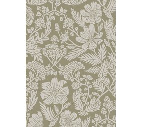 KEK Amsterdam Tegnet blomstertapet 100x280cm sand FR-003 KEK Amsterdam Tegnet blomstertapet 100x280cm sand FR-003