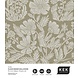 KEK Amsterdam Getekende bloemen behang 100x280cm zand - FR-003 KEK Amsterdam Getekende bloemen behang 100x280cm zand - FR-003