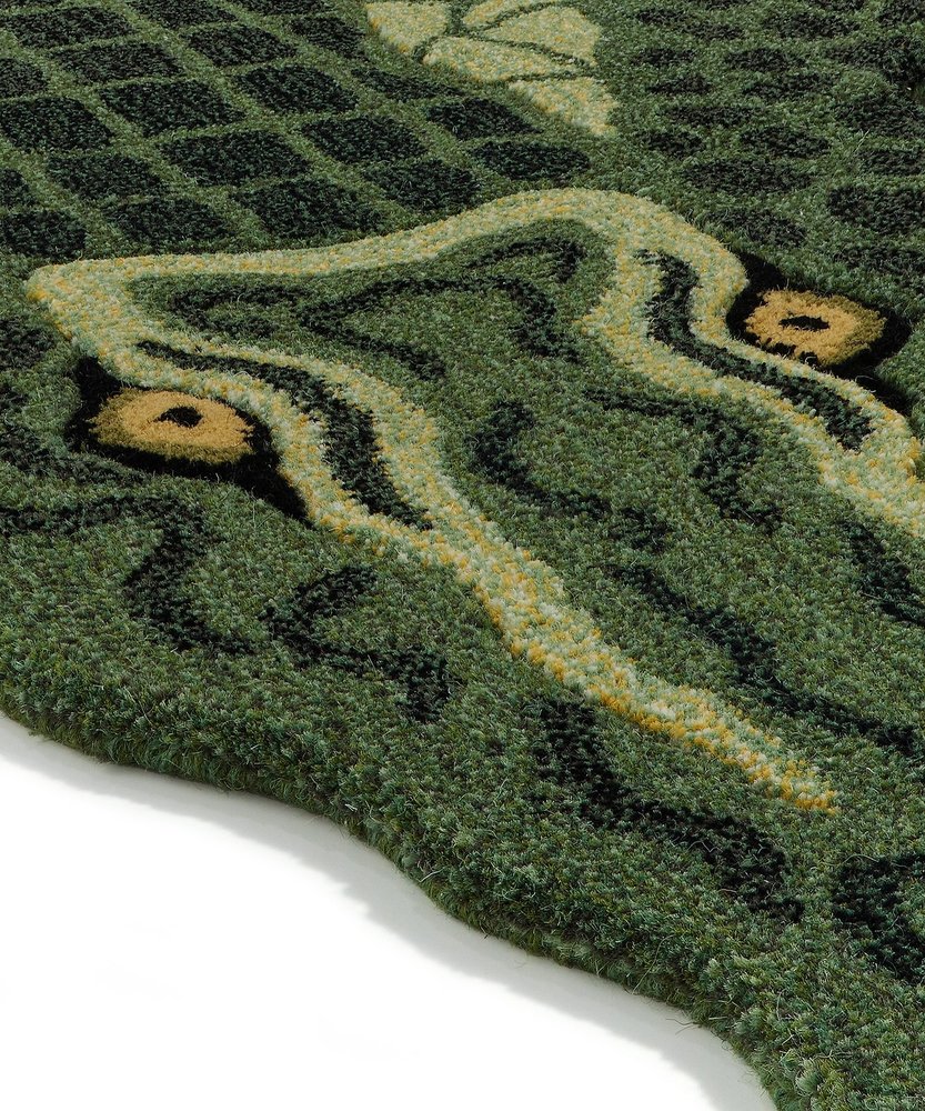 Doing Goods Coolio Tapis crocodile XL - 1.45.10.060.060.6 Doing Goods Coolio Tapis crocodile XL - 1.45.10.060.060.6