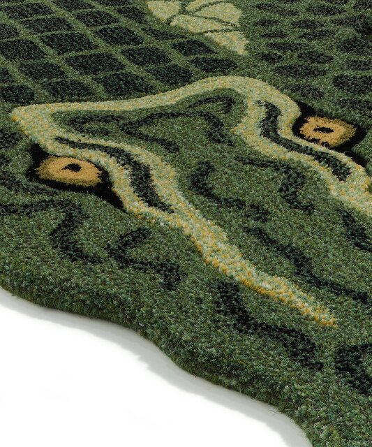 Doing Goods Coolio Tapis crocodile XL - 1.45.10.060.060.6 Doing Goods Coolio Tapis crocodile XL - 1.45.10.060.060.6