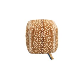 Doing Goods Liten puff med brunt hår Doing Goods Liten puff med brunt hår