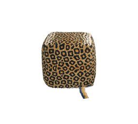 Doing Goods Puf de leopardo pequeño