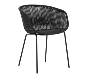 House Doctor Fauteuil Hapur noir House Doctor Fauteuil Hapur noir