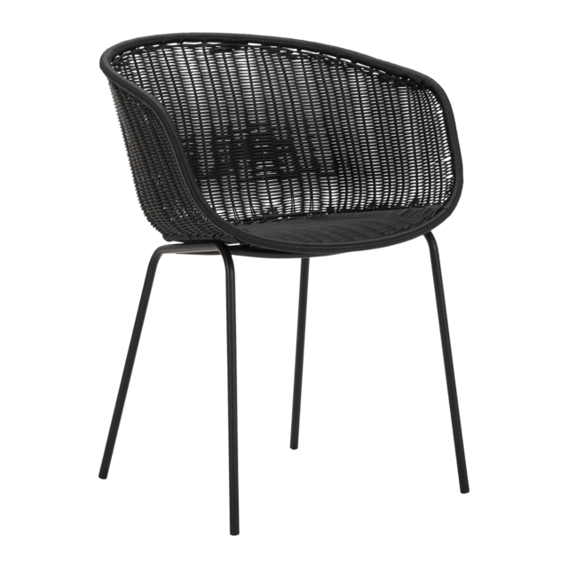 House Doctor Hapur armchair, black - 210940401 House Doctor Hapur armchair, black - 210940401