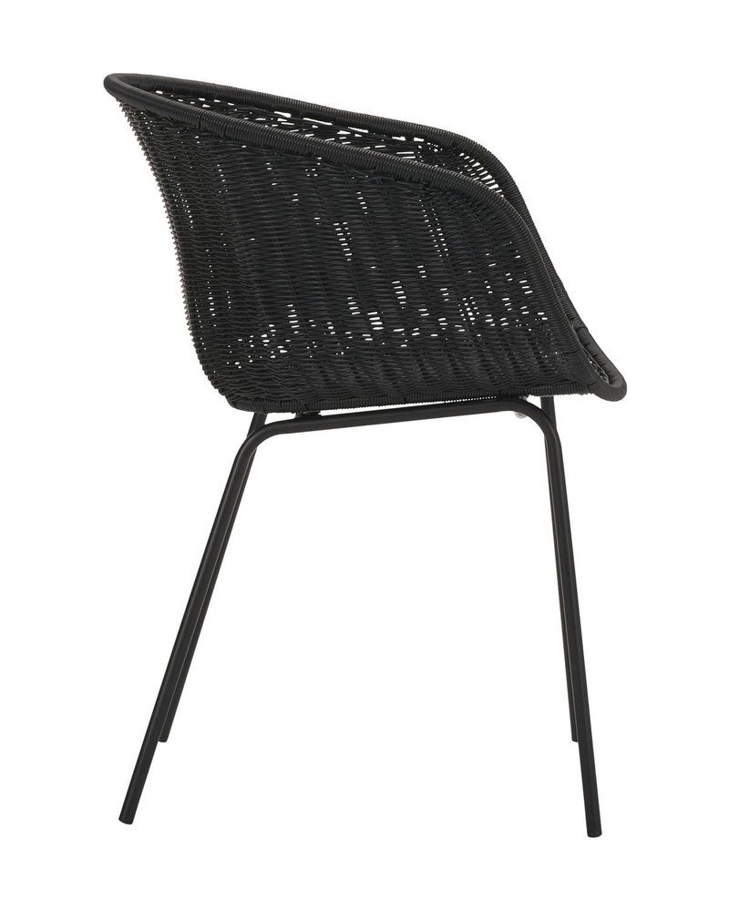 House Doctor Fauteuil Hapur, noir - 210940401