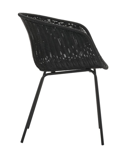 House Doctor Fauteuil Hapur, noir - 210940401