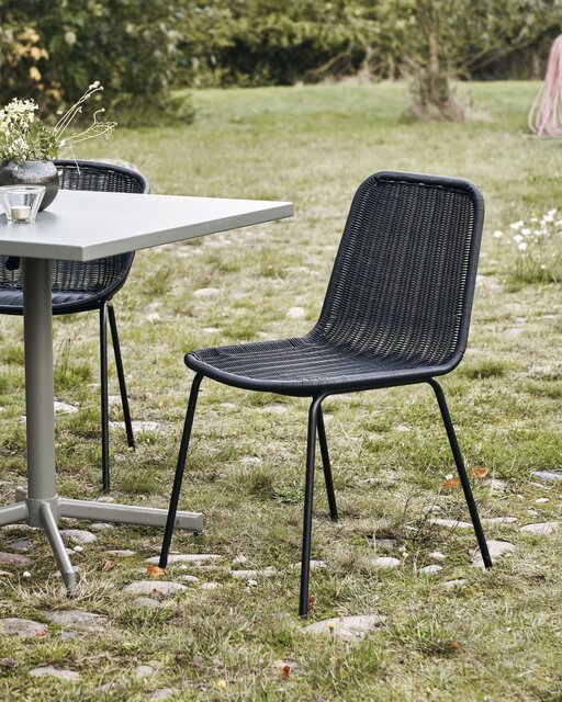 House Doctor Sedia Hapur nera set di 2 - 210940400 House Doctor Sedia Hapur nera set di 2 - 210940400