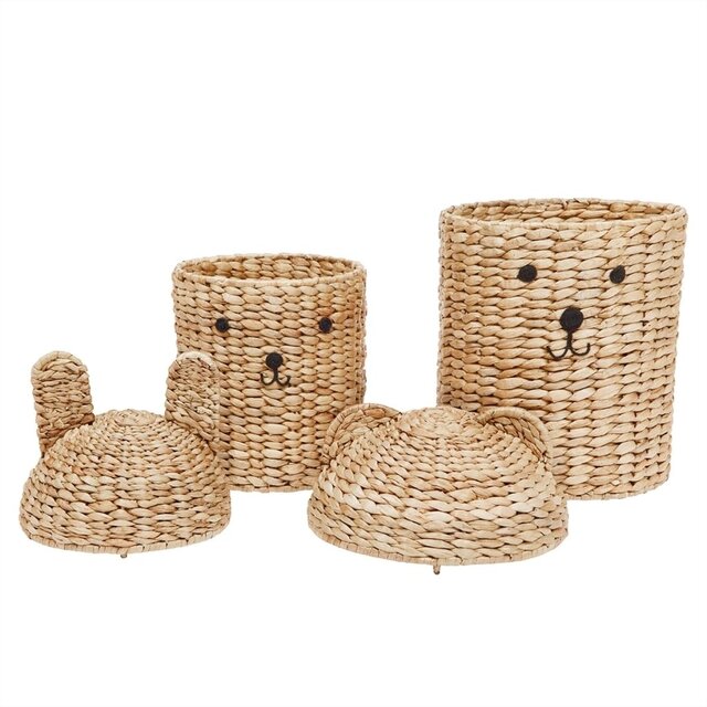 OYOY Lot de 2 paniers ours & lapin - M107273