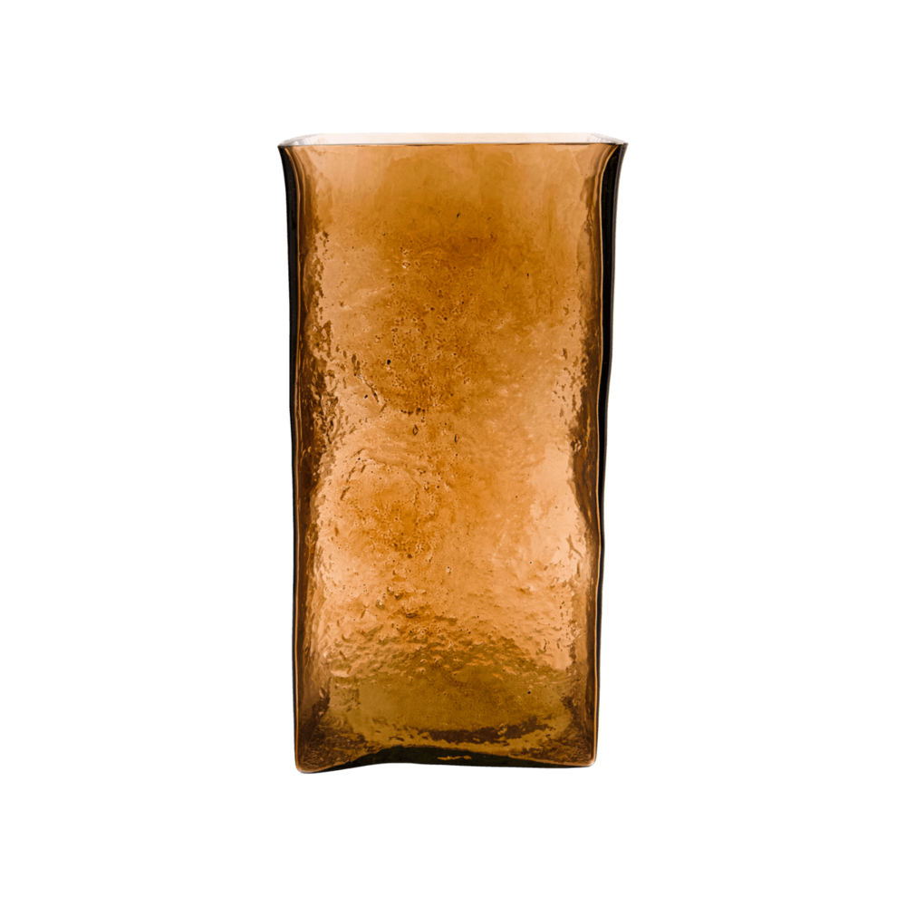 House Doctor Jarrón cuadrado ámbar - 208342042 House Doctor Jarrón cuadrado ámbar - 208342042