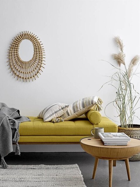 Bloomingville Natural wool rug 183x122cm - 82043372