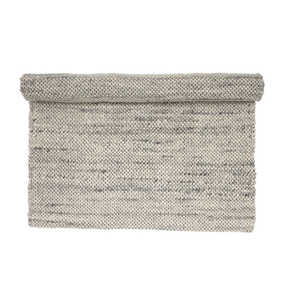 Bloomingville Vloerkleed nature wol 183x122cm - 82043372 Bloomingville Vloerkleed nature wol 183x122cm - 82043372