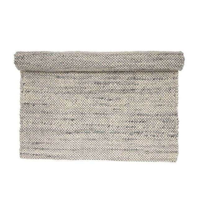 Bloomingville Natural wool rug 183x122cm - 82043372