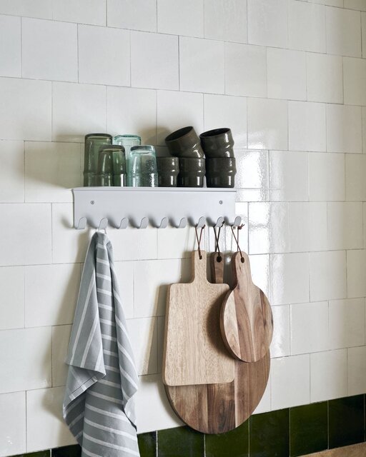 House Doctor Book coat rack light gray - 208580007