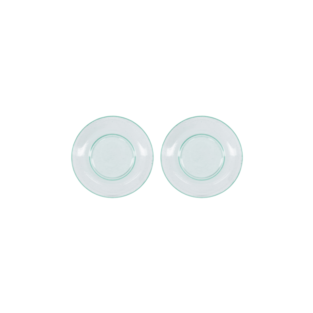 House Doctor Regnplater grønn/blå Ø21cm sett med 6 deler - 262680002 House Doctor Regnplater grønn/blå Ø21cm sett med 6 deler - 262680002