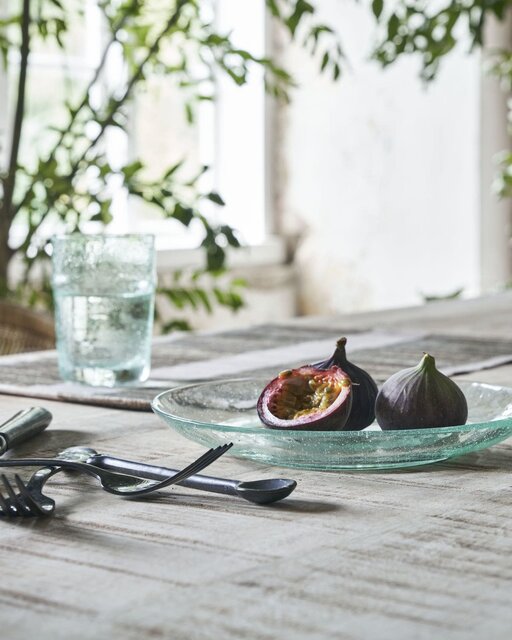 House Doctor Regnplater grønn/blå Ø21cm sett med 6 deler - 262680002 House Doctor Regnplater grønn/blå Ø21cm sett med 6 deler - 262680002