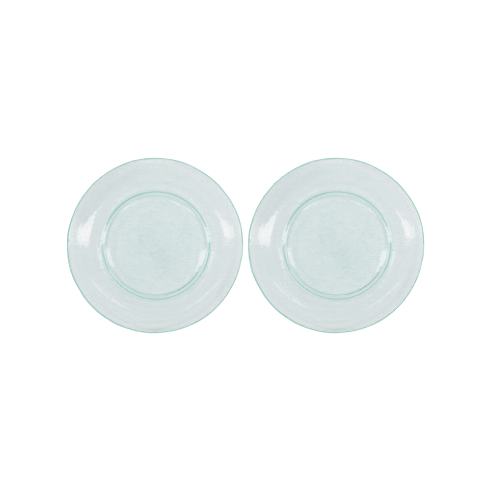 House Doctor Regnplater grønn/blå Ø27cm sett med 6 deler - 262680001 House Doctor Regnplater grønn/blå Ø27cm sett med 6 deler - 262680001