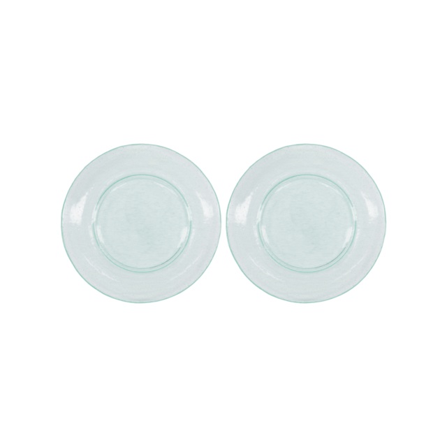 House Doctor Rain plates green/blue Ø27cm set of 6 pieces - 262680001