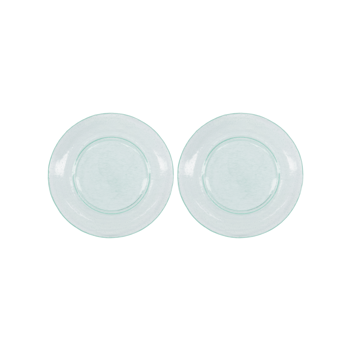 House Doctor Plaques de pluie vert/bleu Ø27cm set de 6 pièces - 262680001