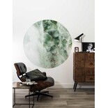 KEK Amsterdam Marble wallpaper circle green CK-049 ø190cm