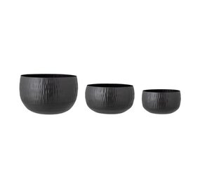 Bloomingville Abisha bloempotten set van 3 stuks Bloomingville Abisha bloempotten set van 3 stuks
