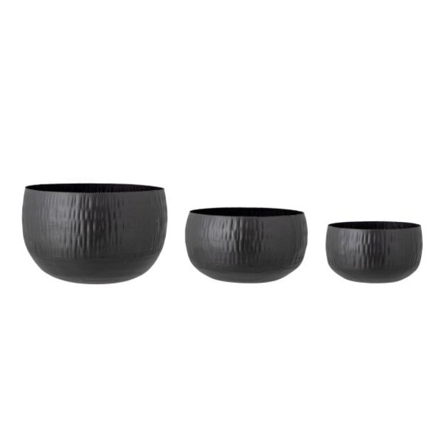 Bloomingville Lot de 3 pots de fleurs Abisha - 82059644 Bloomingville Lot de 3 pots de fleurs Abisha - 82059644