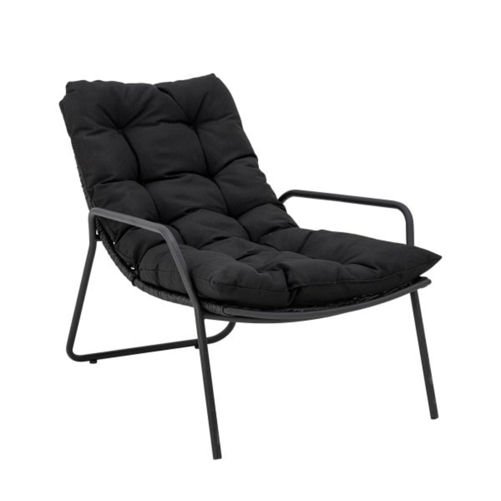 Bloomingville Chaise Boel avec repose-pieds - 82059701 Bloomingville Chaise Boel avec repose-pieds - 82059701