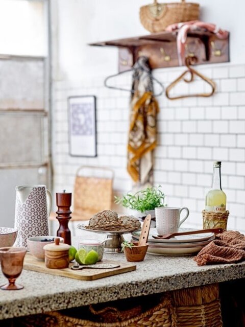 Bloomingville Florentiner Weingläser braun 6er Set - 82057723