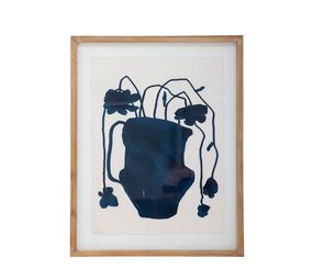 Bloomingville Veera illustration with frame Bloomingville Veera illustration with frame