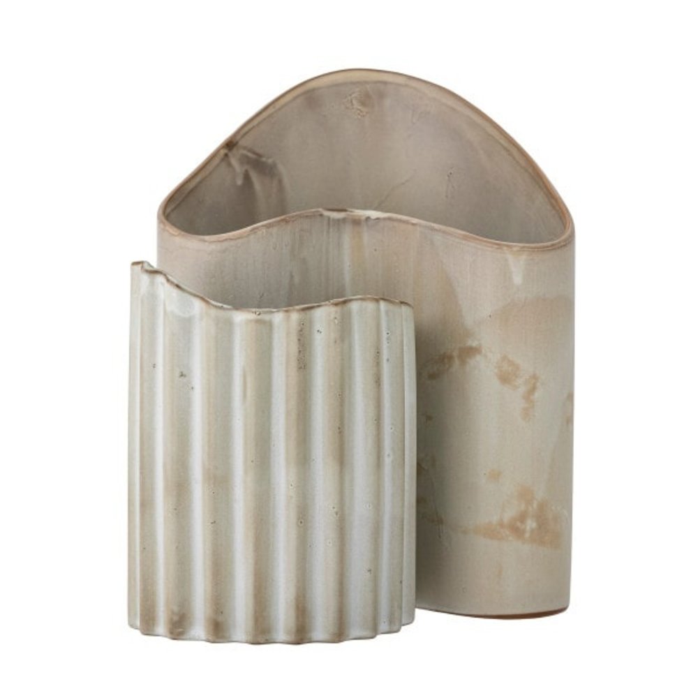 Bloomingville Henaj vazen set van 2 stuks - 82058137 Bloomingville Henaj vazen set van 2 stuks - 82058137