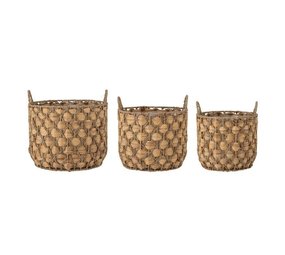 Bloomingville Joleen manden set van 3 stuks Bloomingville Joleen manden set van 3 stuks