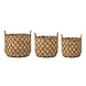 Bloomingville Joleen manden set van 3 stuks - 82056829 Bloomingville Joleen manden set van 3 stuks - 82056829