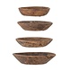 Bloomingville Gissel decoratie schalen set van 4 stuks - 82059502 Bloomingville Gissel decoratie schalen set van 4 stuks - 82059502