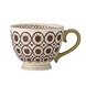 Bloomingville Maple mokken bruin set van 6 stuks - 82057697 Bloomingville Maple mokken bruin set van 6 stuks - 82057697