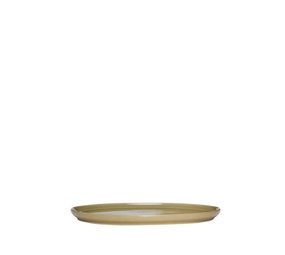 Hubsch Amare piatti piani marrone set da 6 pezzi Hubsch Amare piatti piani marrone set da 6 pezzi