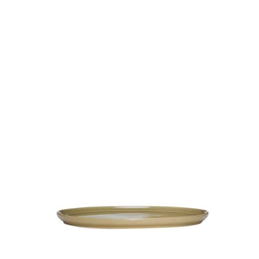 Hubsch Amare dinner plates brown set of 6 pieces - 211713